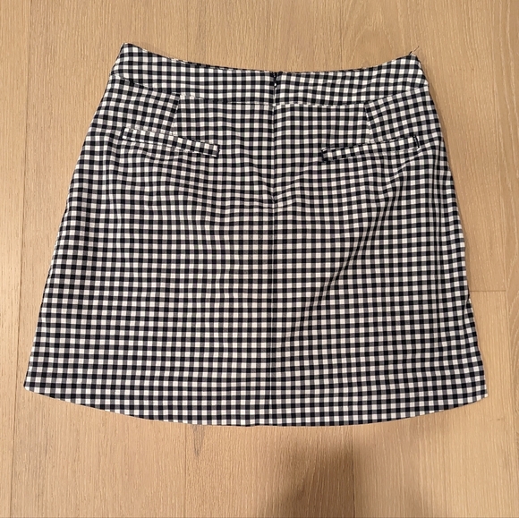 Checkered Navy and White Women's Skort - Picture 7 of 7